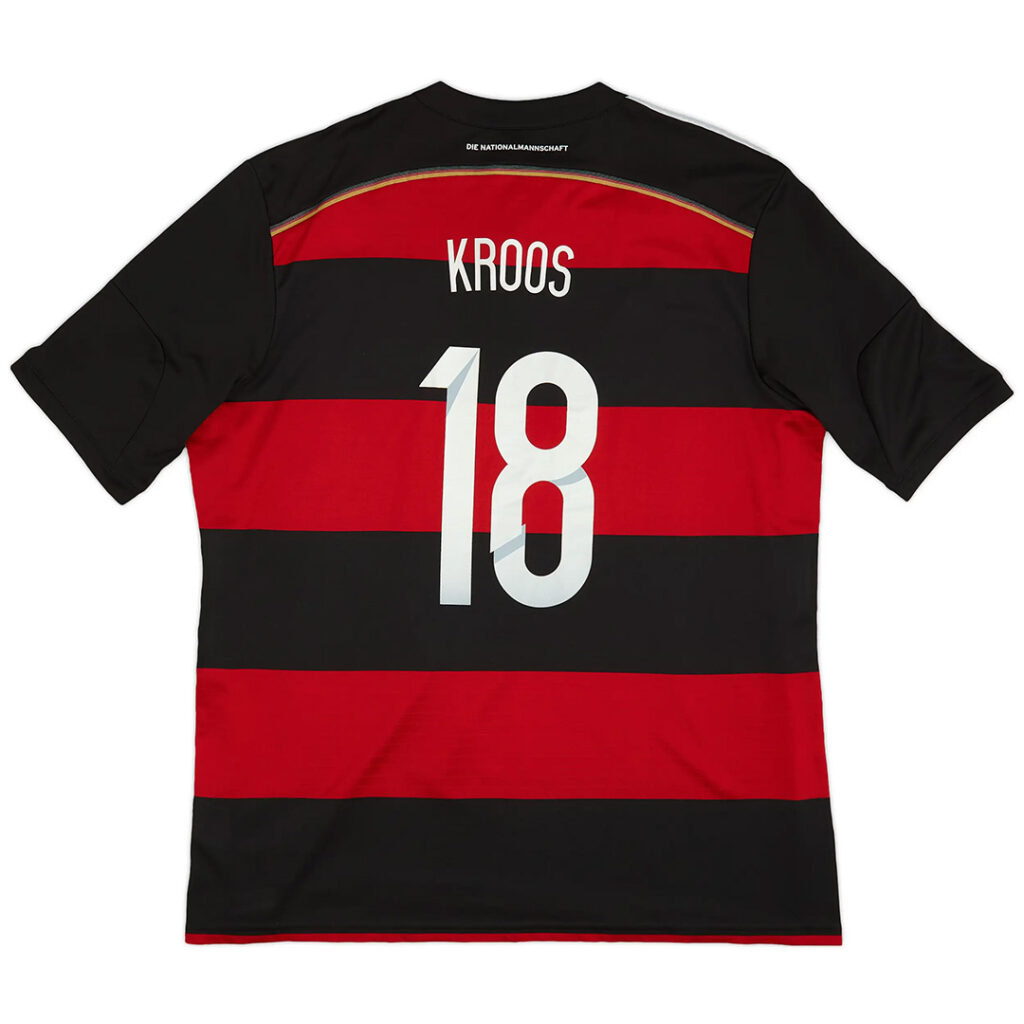 Kroos #18 Retro Germany Away Jersey World Cup 2014 - Cancha Kits