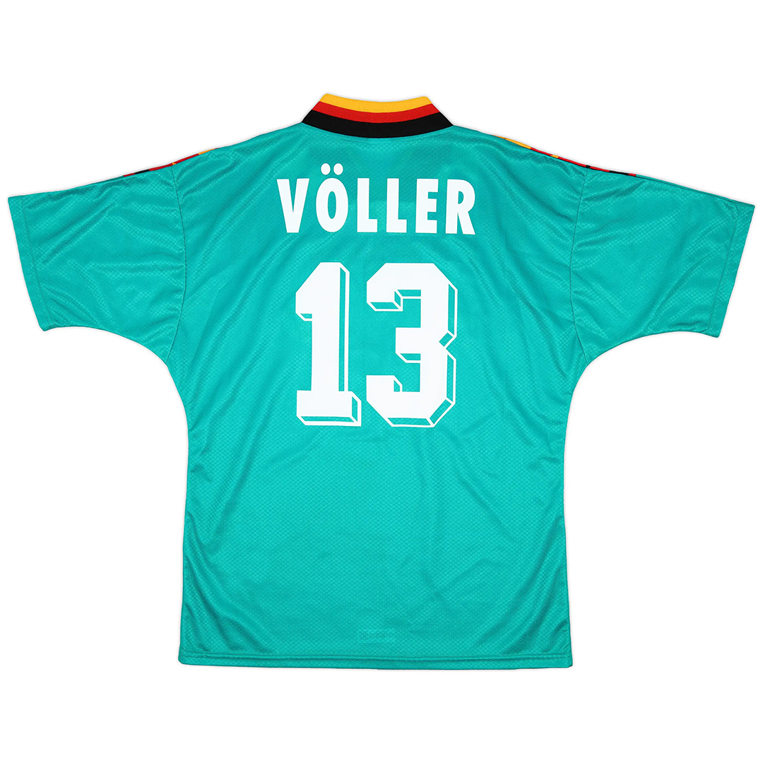 Völler #13 Retro Germany Away Jersey 1994 — Germany Away 1994