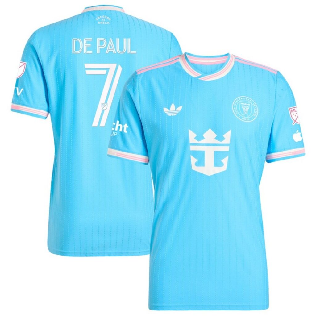 DE PAUL #7 Inter Miami CF Third Match Jersey Player Version 2025 - Cancha Kits