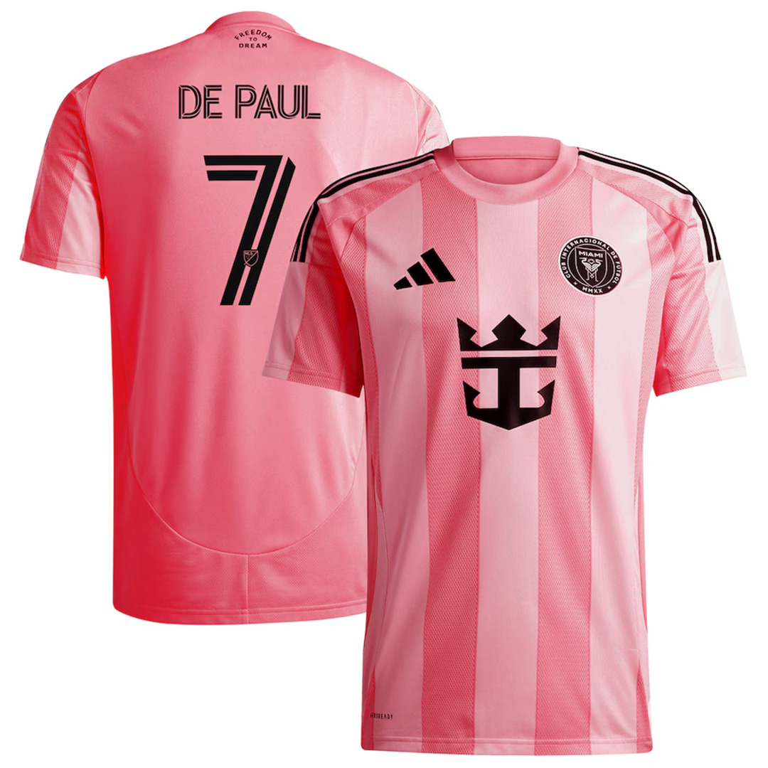 DE PAUL #7 Inter Miami Home Jersey 2025 — Inter Miami Home 2025