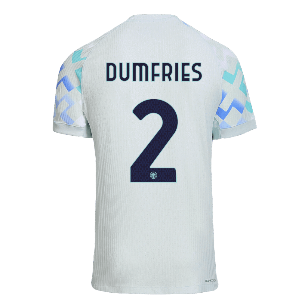 DUMFRIES #2 Inter Milan Away Match Jersey Player Version 2025/26 - Cancha Kits
