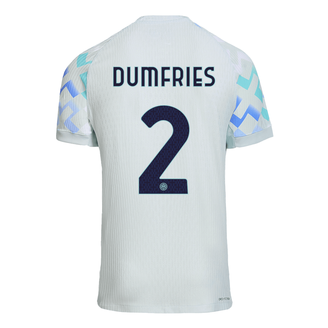 DUMFRIES #2 Inter Milan Away Match Jersey Player Version 2025/26 — Inter Milan Away 2025/26
