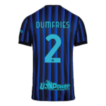 DUMFRIES #2 Inter Milan Home Jersey 2025/26