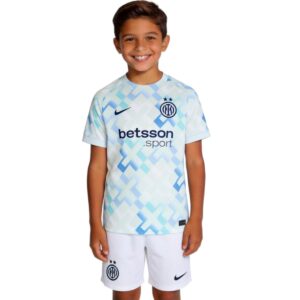 Kids Inter Milan Away Jersey Kit 2025/26 - Cancha Kits