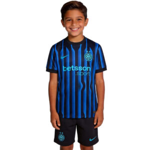Kids Inter Milan Home Jersey Kit 2025/26 - Cancha Kits