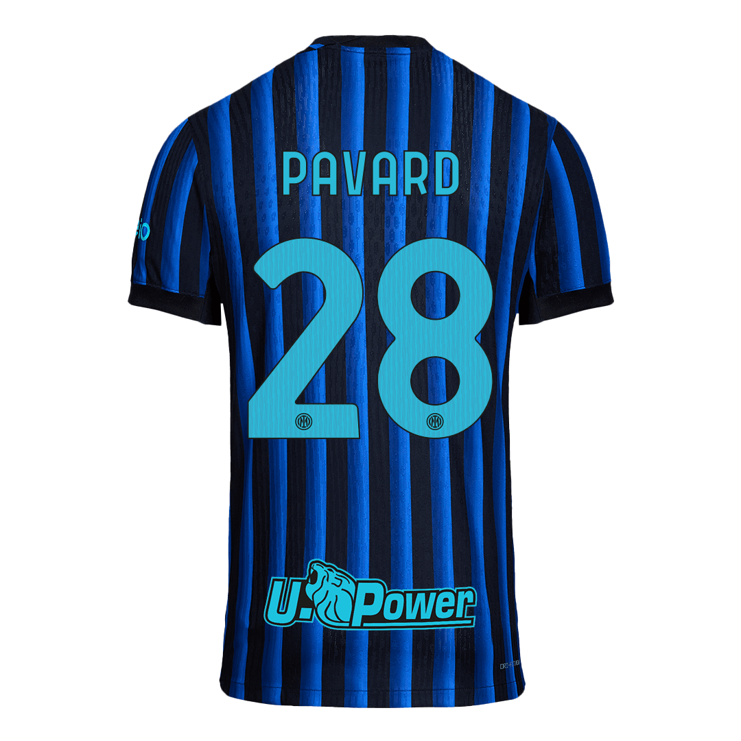 PAVARD #28 Inter Milan Home Match Jersey Player Version 2025/26 — Inter Milan Home 2025/26