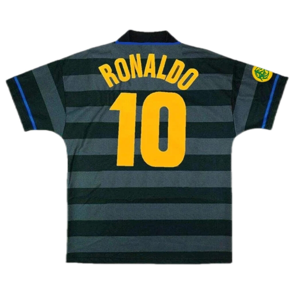 Ronaldo #10 Retro Inter Milan UEFA Cup Away Jersey 1997/98 - Cancha Kits