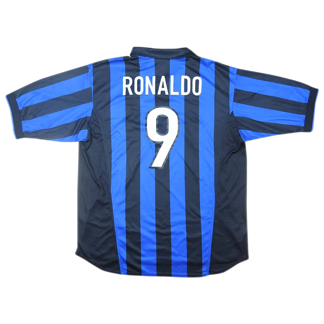 Ronaldo #9 Retro Inter Milan Home Jersey 1998/99 — Inter Milan Home 1998/99