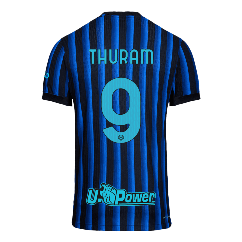 THURAM #9 Inter Milan Home Match Jersey Player Version 2025/26 - Cancha Kits