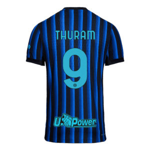 THURAM #9 Inter Milan Home Match Jersey Player Version 2025/26 - Cancha Kits