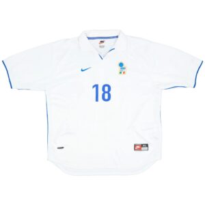 BAGGIO R #18 Retro Italy Away Jersey World Cup 1998 - Cancha Kits