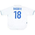 BAGGIO R #18 Retro Italy Away Jersey World Cup 1998