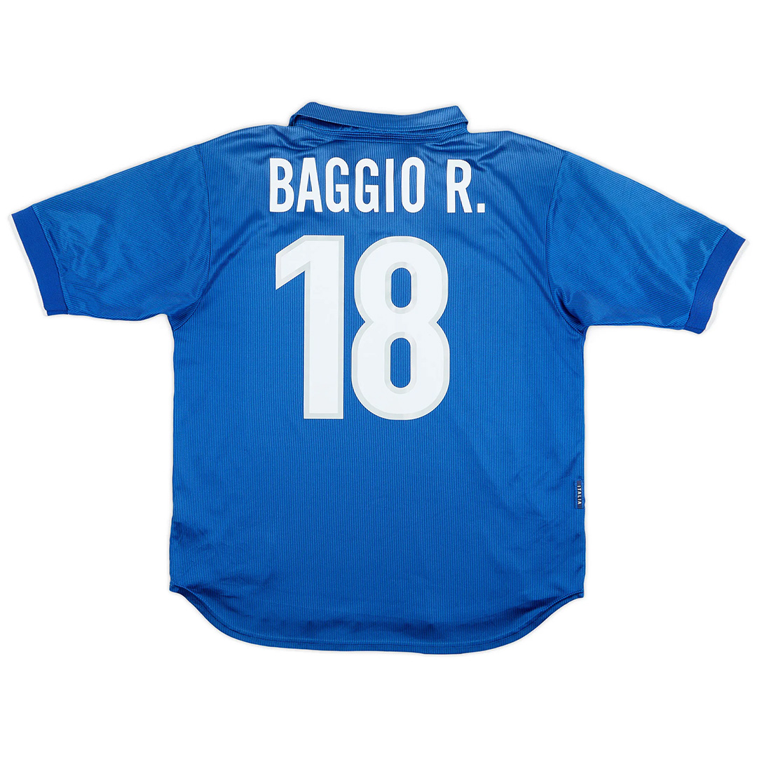 Baggio R. #18 Retro Italy Home Jersey World Cup 1998 — Italy Home 1998