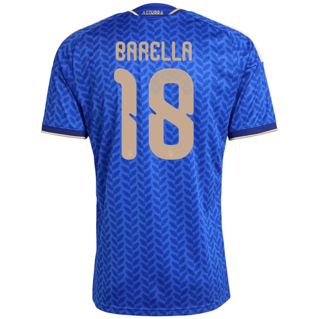 BARELLA #18 Italy Home Jersey World Cup 2026 - Cancha Kits