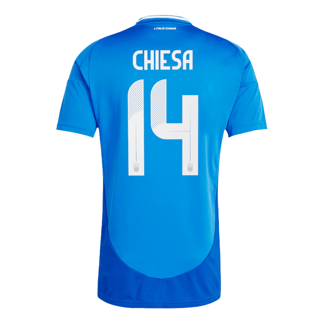 CHIESA #14 Italy Home Jersey Euro — Italy Home 2024