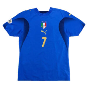 Del Piero #7 Retro Italy Home Jersey World Cup 2006 - Cancha Kits
