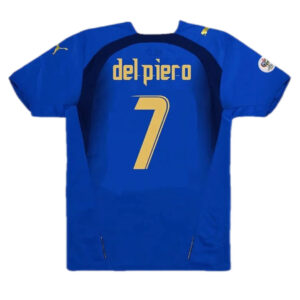 Del Piero #7 Retro Italy Home Jersey World Cup 2006 - Cancha Kits