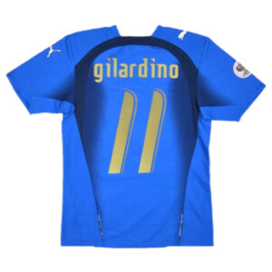 GILARDINO #11 Retro Italy Home Jersey World Cup 2006 - Cancha Kits
