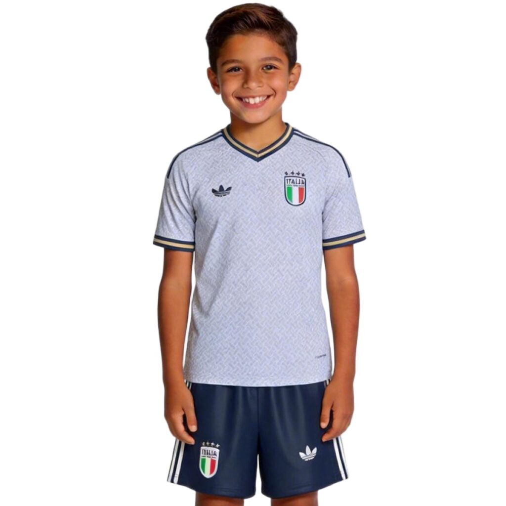 Kids Italy Away Jersey Kit World Cup 2026 - Cancha Kits