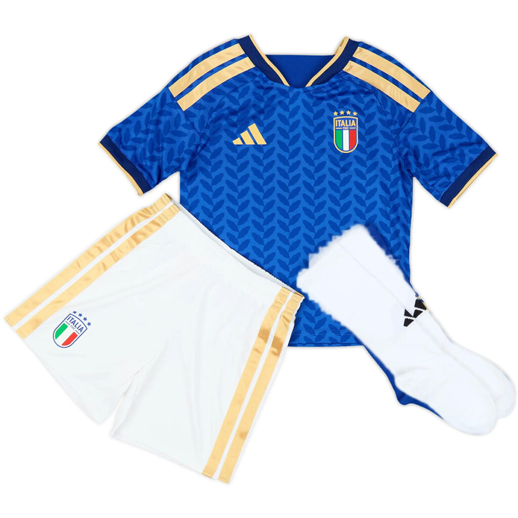 Kids Italy Home Jersey Full Kit World Cup 2026 - Cancha Kits