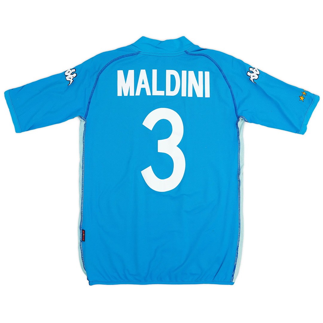 MALDINI #3 Retro Italy Home Jersey World Cup 2002 — Italy Home 2002