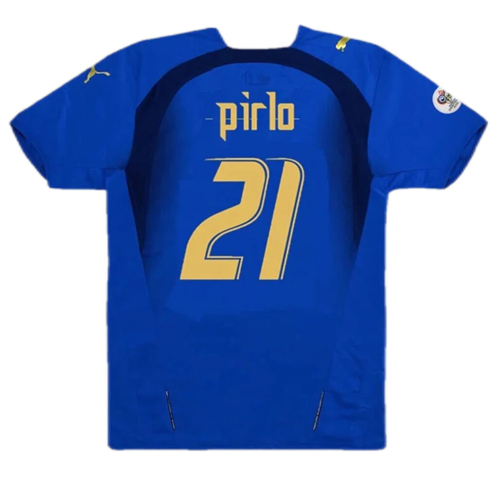 PIRLO #21 Retro Italy Home Jersey World Cup 2006 - Cancha Kits