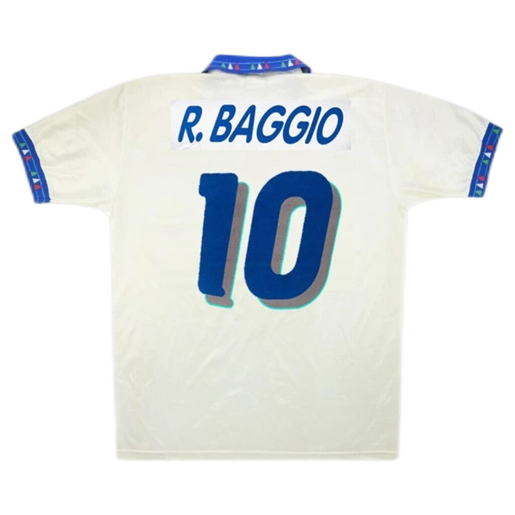 R.Baggio #10 Retro Italy Away Jersey World Cup 1994 - Cancha Kits