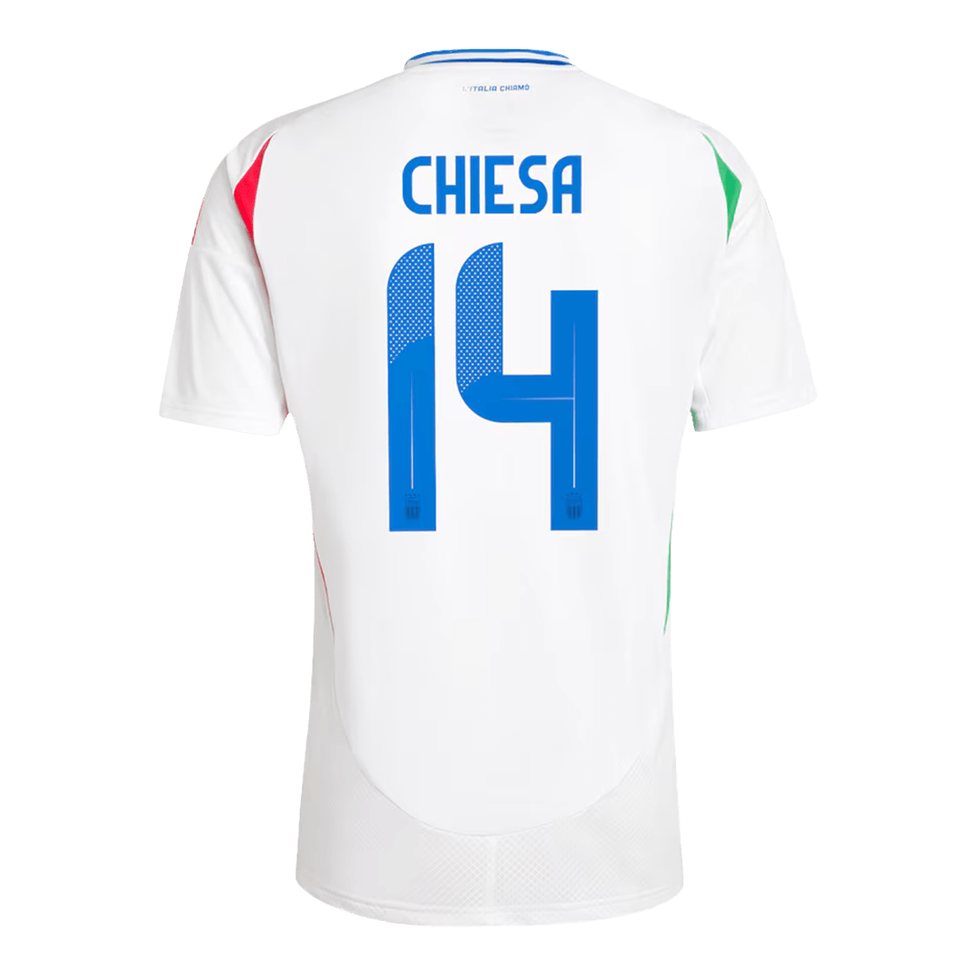 CHIESA #14 Italy Away Jersey Euro — Italy Away 2024