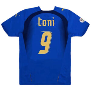 TONI #9 Retro Italy Home Jersey World Cup 2006 - Cancha Kits