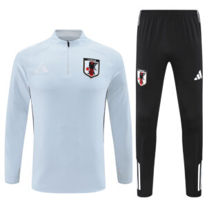 Japan Zipper Sweatshirt Kit(Top+Pants) White 2026 - Cancha Kits