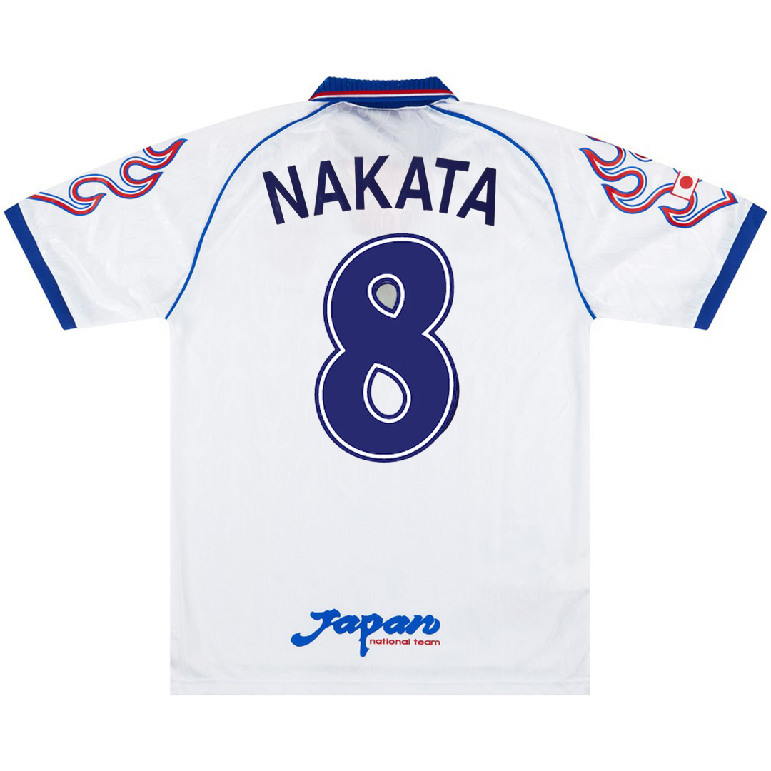 Nakata #8 Retro Japan Away Jersey 1998 — Japan Away 1998