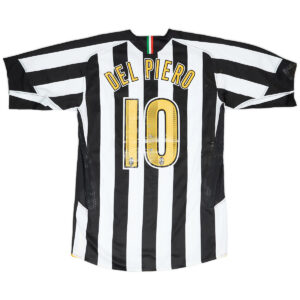 Del Piero #10 Retro Juventus Home Jersey 2005/06 - Cancha Kits