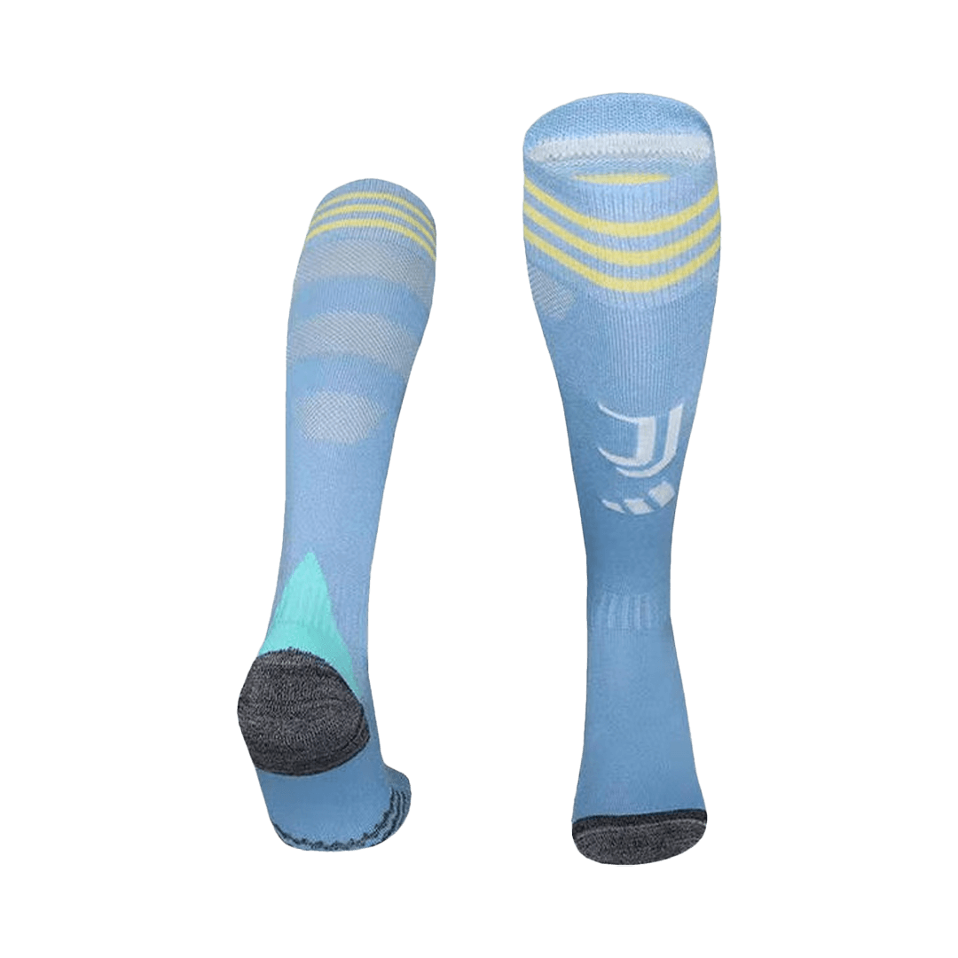 Juventus Away Soccer Socks - Blue 2025/26 — Juventus Away 2025/26