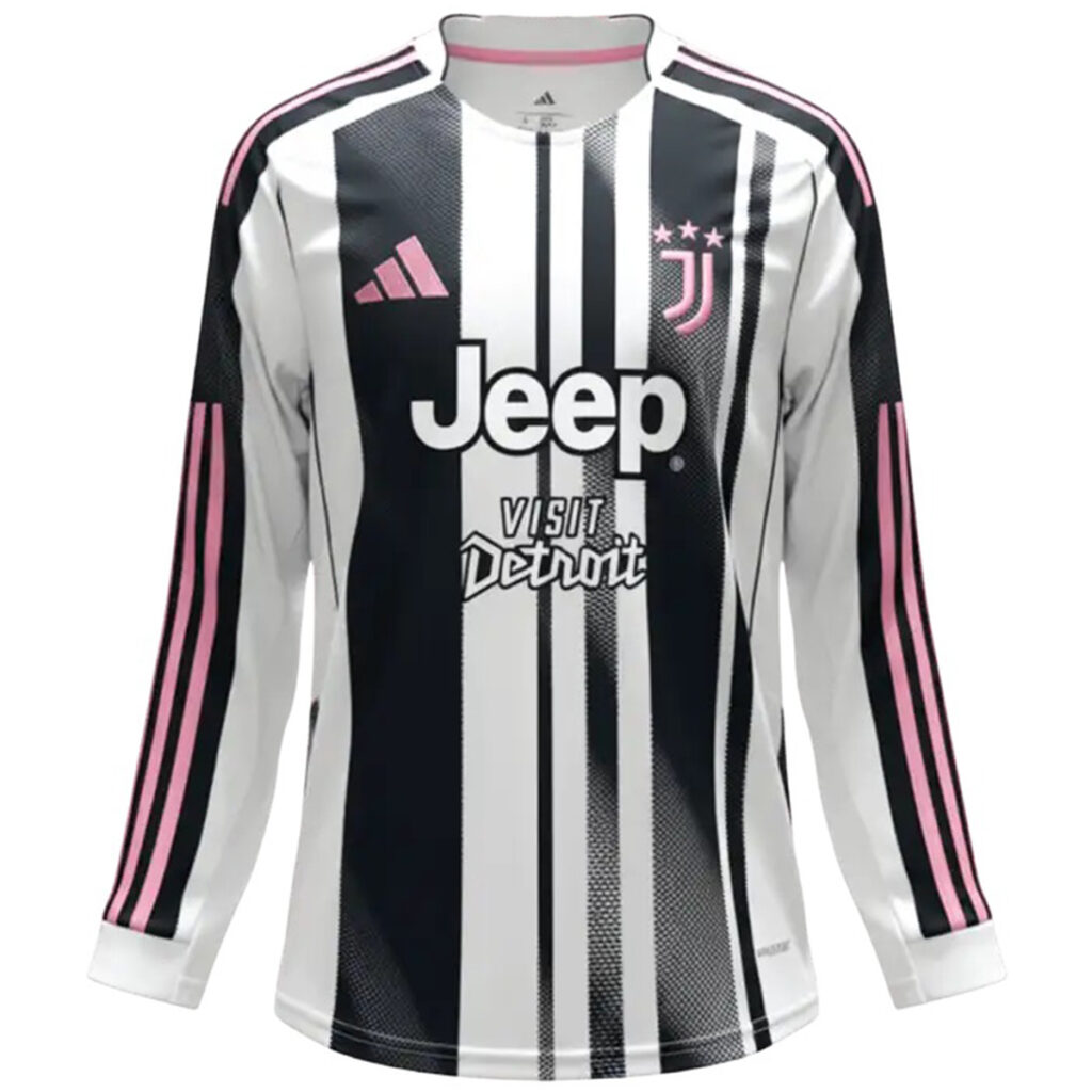 Juventus Home Long Sleeve Jersey 2025/26 - Cancha Kits