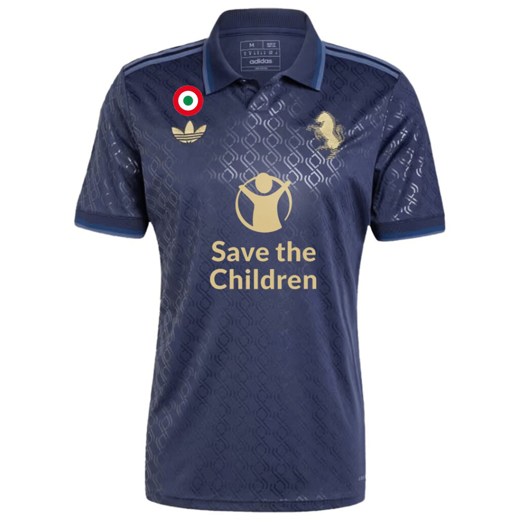 Juventus Third Save Children Sponsor Jersey - Cancha Kits