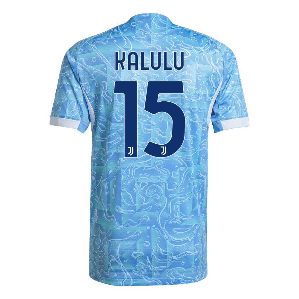 KALULU #15 Juventus Away Match Jersey Player Version 2025/26 - Cancha Kits