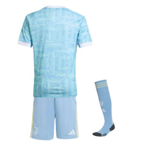 Kids Juventus Away Jersey Full Kit 2025/26 - Cancha Kits