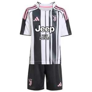 Kids Juventus Home Jersey Kit 2025/26 - Cancha Kits