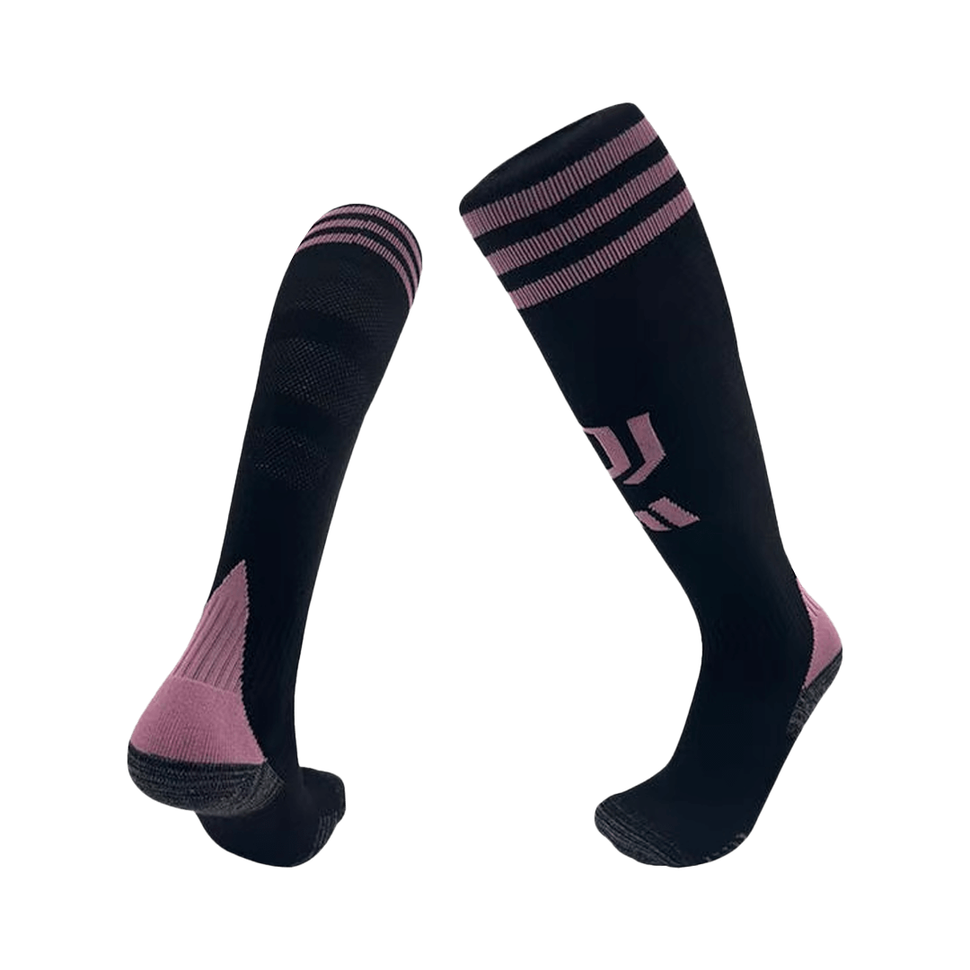 Kids Juventus Home Soccer Socks - Black 2025/26 — Juventus Home 2025/26