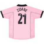 Zidane #21 Retro Juventus Away Jersey 1997/98