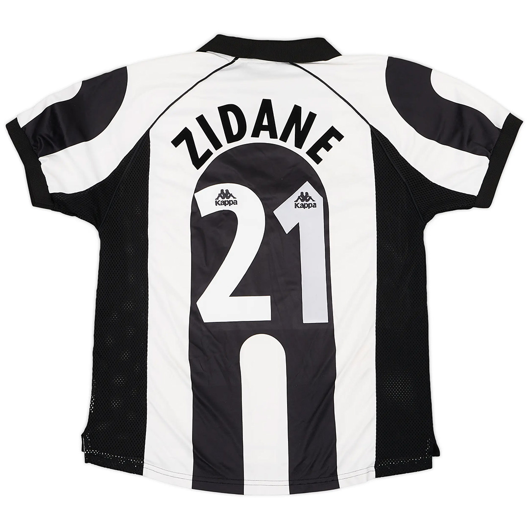 Zidane #21 Retro Juventus Home Jersey 1997/98 — Juventus Home 1997/98