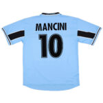 Mancini #10 Retro Lazio Home Jersey 1998/00