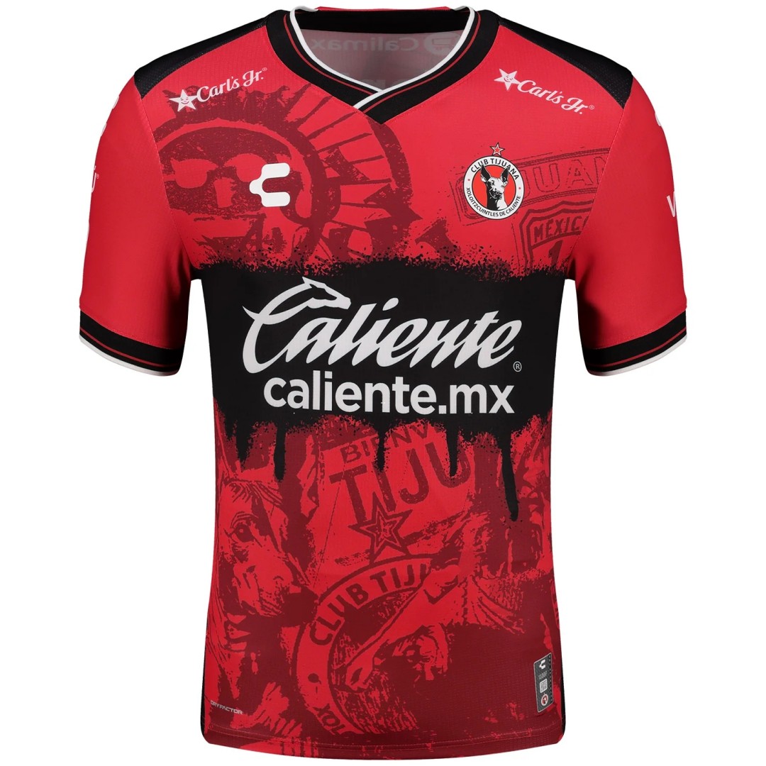Club Tijuana Home Jersey 2025/26 — Liga MX Home 2025/26