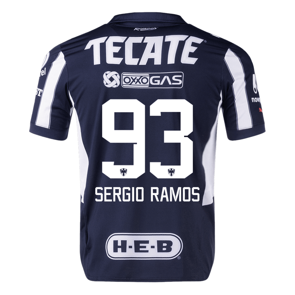 SERGIO RAMOS #93 Monterrey Home Jersey Player Version - Cancha Kits