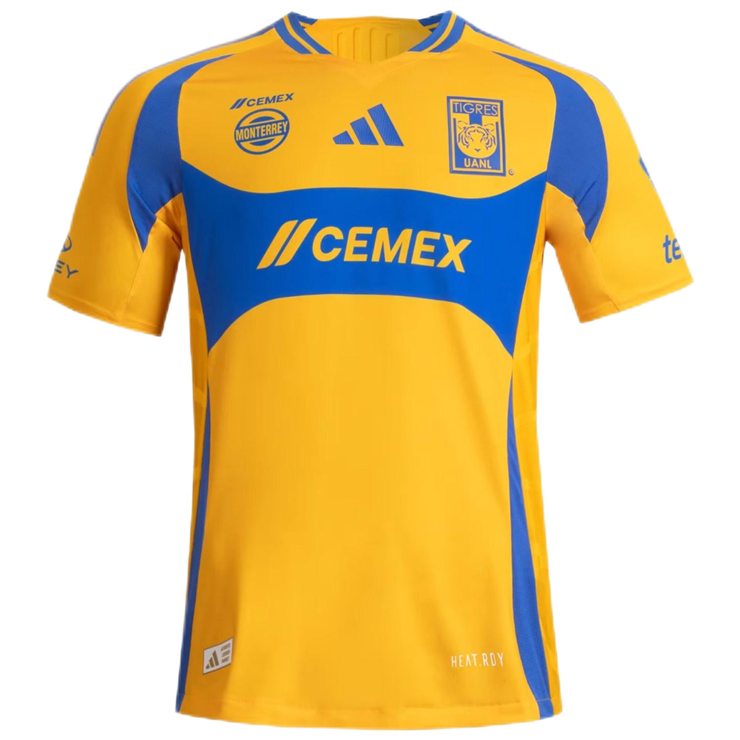 Tigres UANL Home Match Jersey Player Version — Liga MX Home 2024/25