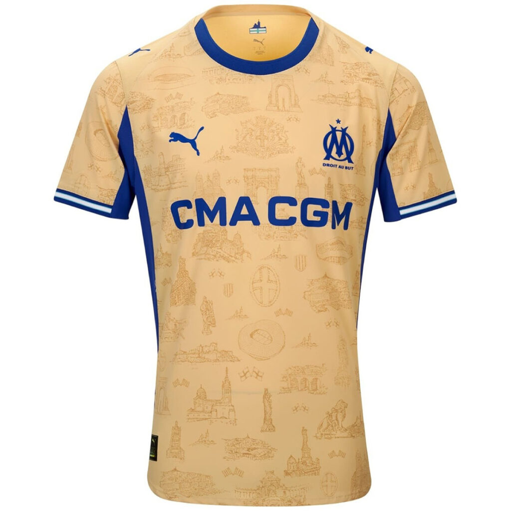 Marseille Fourth Match Jersey Player Version 2025/26 - Cancha Kits