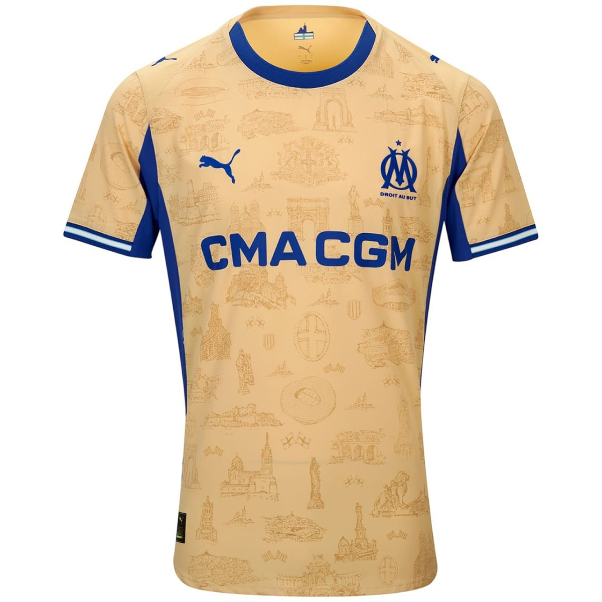 Marseille Fourth Match Jersey Player Version 2025/26 — Ligue 1 Fourth Away 2025/26