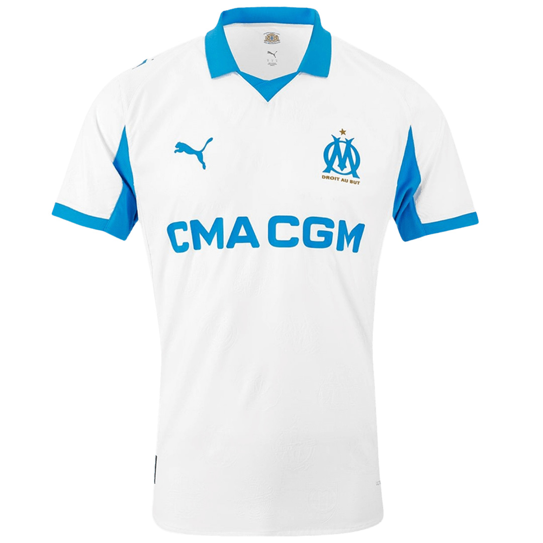 Marseille Home Match Jersey Player Version 2025/26 — Ligue 1 Home 2025/26