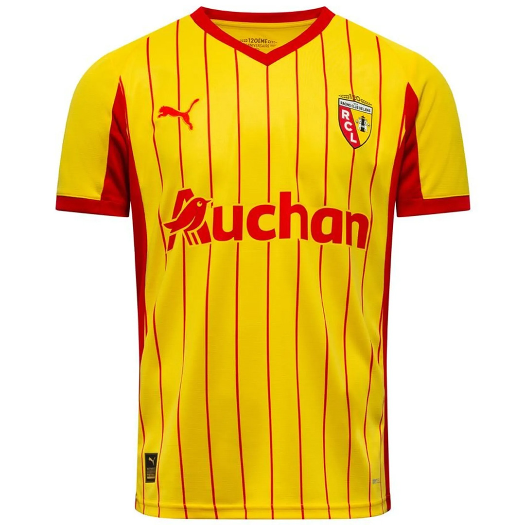 RC Lens Home Jersey 2025/26 — Ligue 1 Home 2025/26