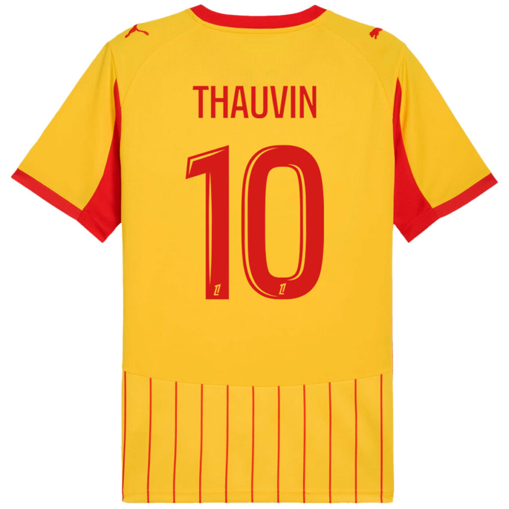 THAUVIN #10 RC Lens Home Jersey 2025/26 - Cancha Kits